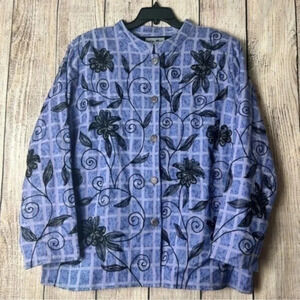 Vintage 90’s indigo Moon jacket XL